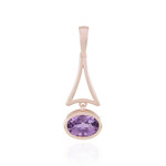 Zilveren hanger met een lavendel amethist (KM by Juwelo)
