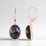 Orecchini in argento con Labradorite Porpora Maniry (KM by Juwelo)