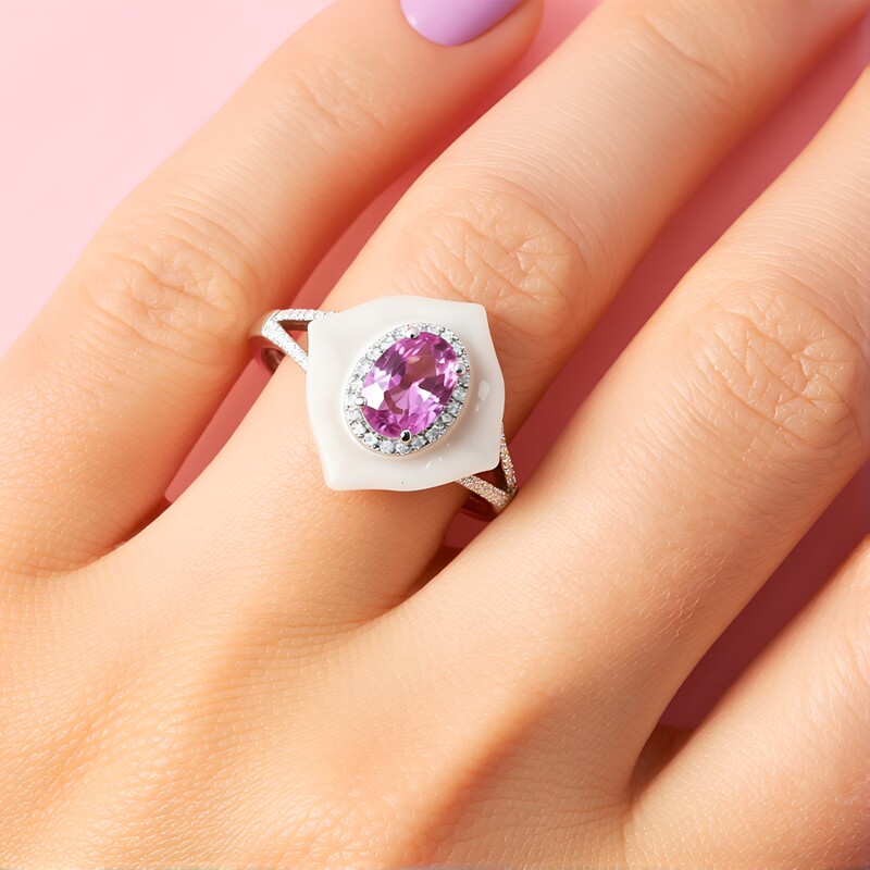 Anillo en oro con Nácar (CIRARI)