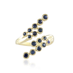 Gouden ring met blauwe saffieren (de Melo Gold)
