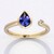 Anello in oro con Tanzanite AAA (CIRARI)