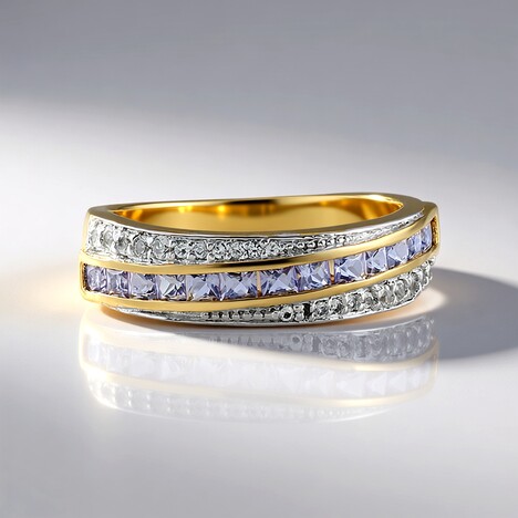 Anello in argento con Tanzanite