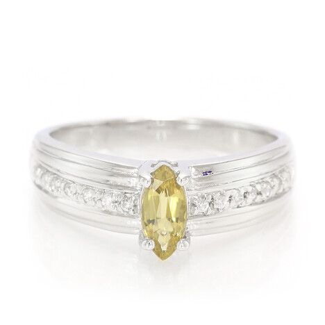 Zilveren ring met een koper toermalijn