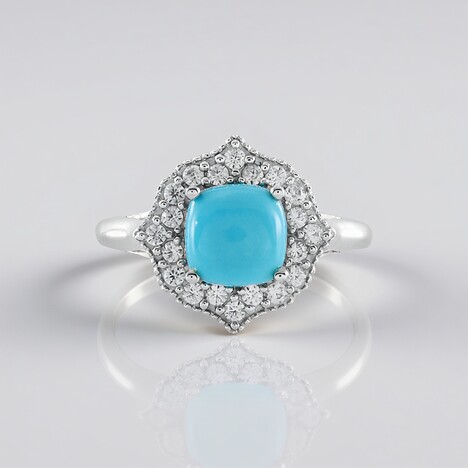 Anello in oro con Turchese Sleeping Beauty