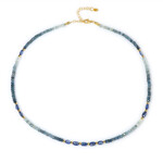 Collana in argento con Acquamarina Santa Maria