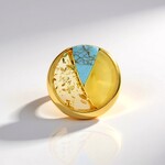 Ciondolo in argento con Ambra Baltica Limone (dagen)