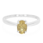 Zilveren ring met een champagne kwarts