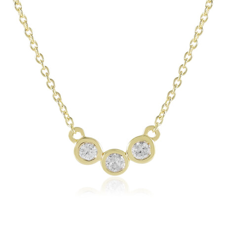 Collana in argento con Diamante I2 (H)