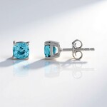 Orecchini in argento con Zircone Ratanakiri (Adela Silber)
