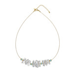 Weiße Süßwasserzuchtperlen-Halskette