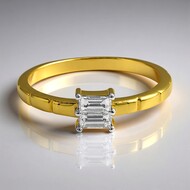 Anillo en oro con Diamante SI1 (G) (Annette)