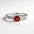 Anello in argento con Rubino Tanzania