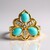 Anello in argento con Turchese