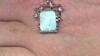 Collar en plata con Larimar