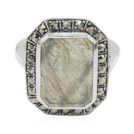 Labradorit-Silberring