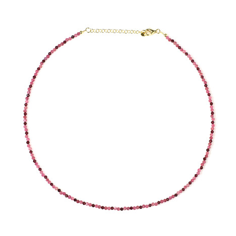 Collana in argento con Tormalina Rosa Nigeriana