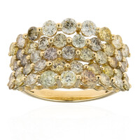 Anello in oro con Diamante Fancy SI2 (CIRARI)