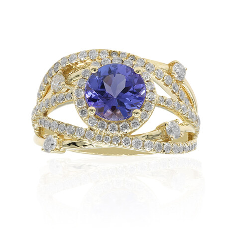 Anello in oro con Tanzanite AAA (CIRARI)