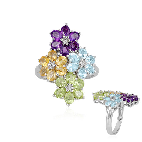 Edelstein-Silberring