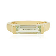 Grüner Amethyst-Silberring