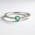 Anello in argento con Smeraldo Colombiano