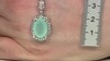 Colgante en plata con Calcedonia agua