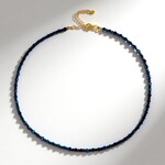 Collana in argento con Ematite Blu Royal