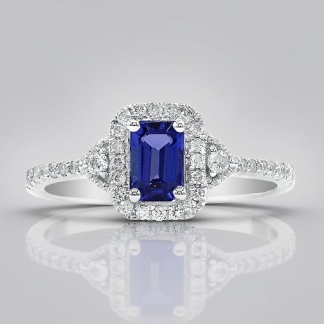 Anello in oro con Tanzanite AAA (CIRARI)