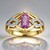 Anello in oro con Zaffiro Rosa del Madagascar (Rifkind 1894 Collection)