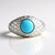 Anello in argento con Turchese Sleeping Beauty (Faszination Türkis)