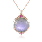 Collana in argento con Labradorite Porpora Maniry (KM by Juwelo)