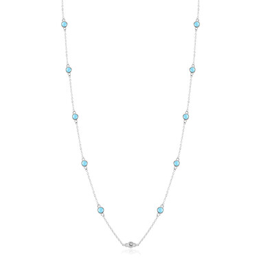 Collana in argento con Turchese Sleeping Beauty (Faszination Türkis)