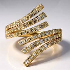 Anello in oro con Diamante Fancy SI2