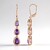 Orecchini in argento con Ametista (KM by Juwelo)