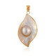 Zilveren hanger met een Mabe parel (Bali Barong)
