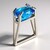 Anello in argento con Topazio Marambaia