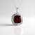 Collana in argento con Granato Essonite (de Melo Essence)