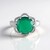 Anello in argento con Onice Verde (Adela Silber)