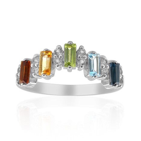 Edelstein-Silberring