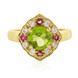 Anillo en plata con Peridoto