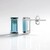Orecchini in argento con Fluorite Blu Caraibico