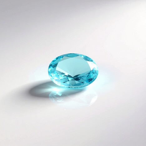 Gemma con Apatite Blu 0,713 ct