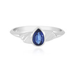 Anillo en plata con Cianita de Nepal