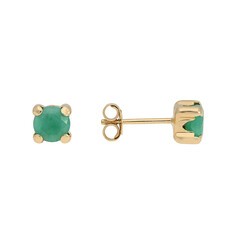 Pendientes en oro con Esmeralda