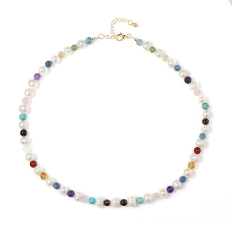 Collar en plata con Turquesa (Riya)