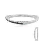 Brazalete en plata con Topacio blanco (Dallas Prince Designs)