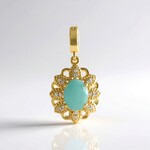 Ciondolo in argento con Grandidierite