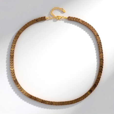Collana in argento con Ematite Bronzea