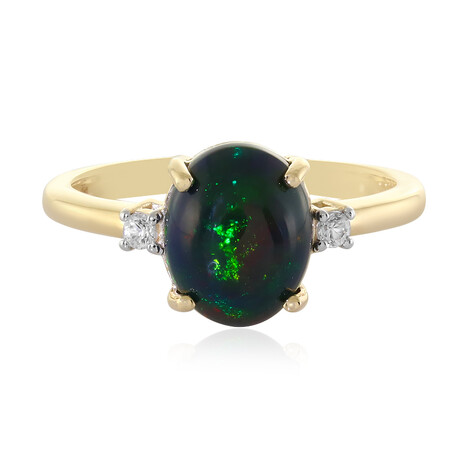 Anello in oro con Opale Mezezo (Adela Gold)