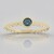 Anello in oro con Diamante Blu SI2 (de Melo Gold)